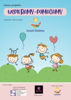 Plakat projektu "Wspieramy-Pomagamy"